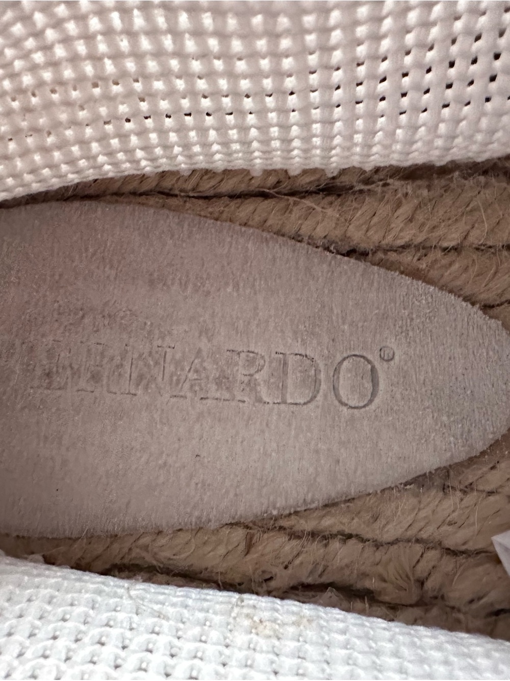 Bernardo Vale Scalloped Mesh Espadrille Sneakers - Like New - White/Black Size 6 - Picture 4 of 8